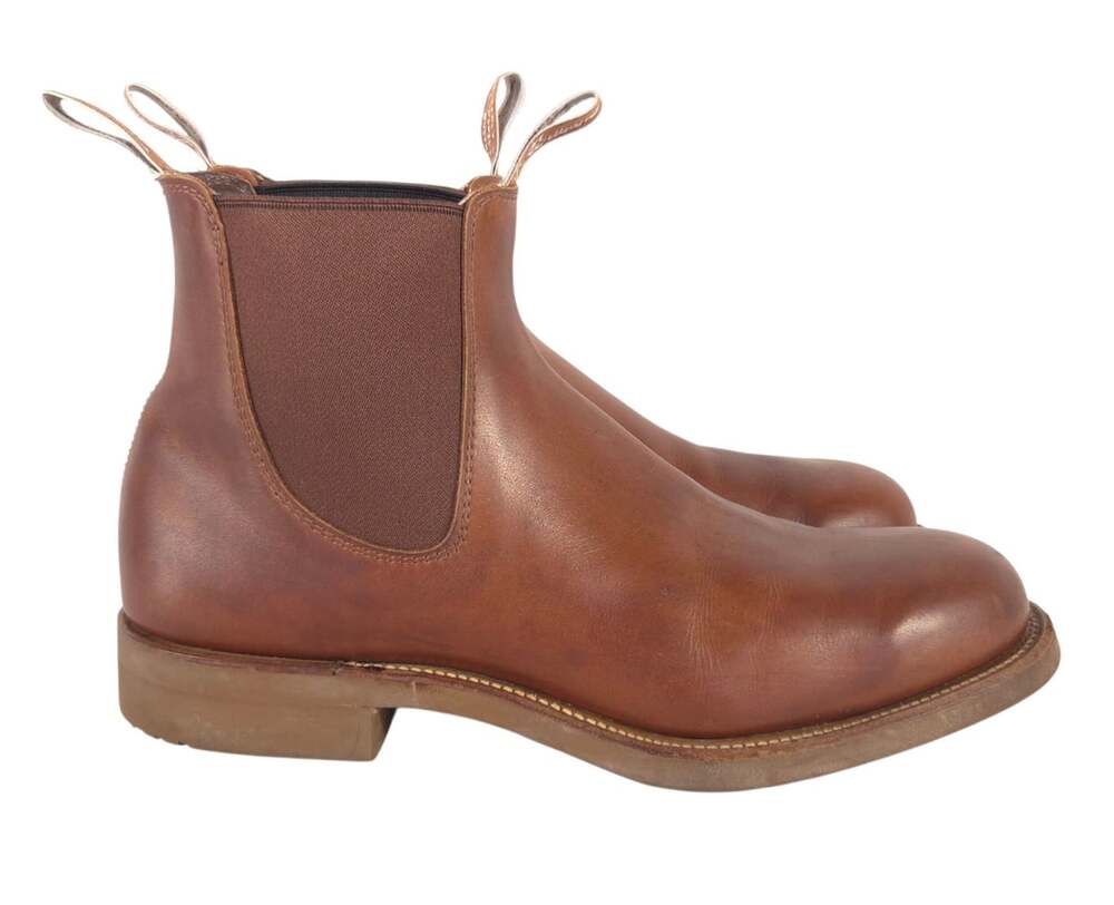 RM Williams Comfort Craftsman Chelsea Boots US 11 EU 45 Mens Brown Leather $545